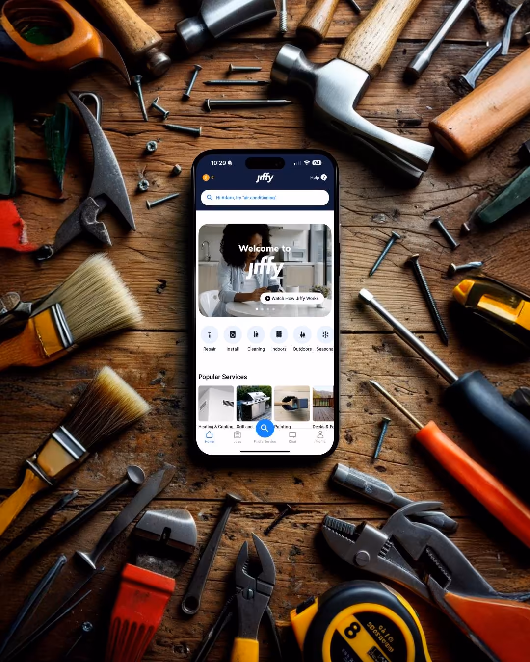 Jiffy on-demand social creative performance results