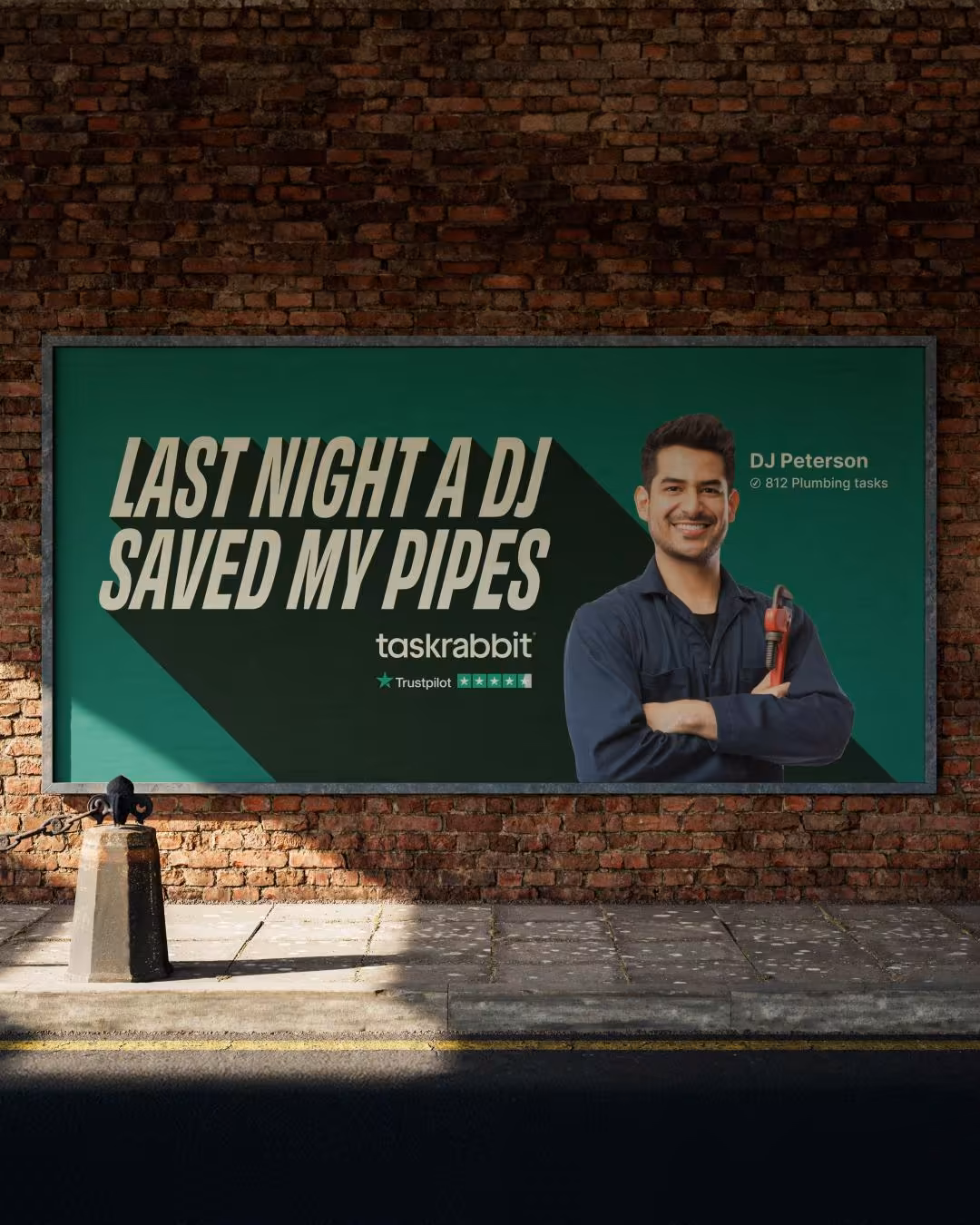 TaskRabbit viral OOH song lyrics campaign hero image