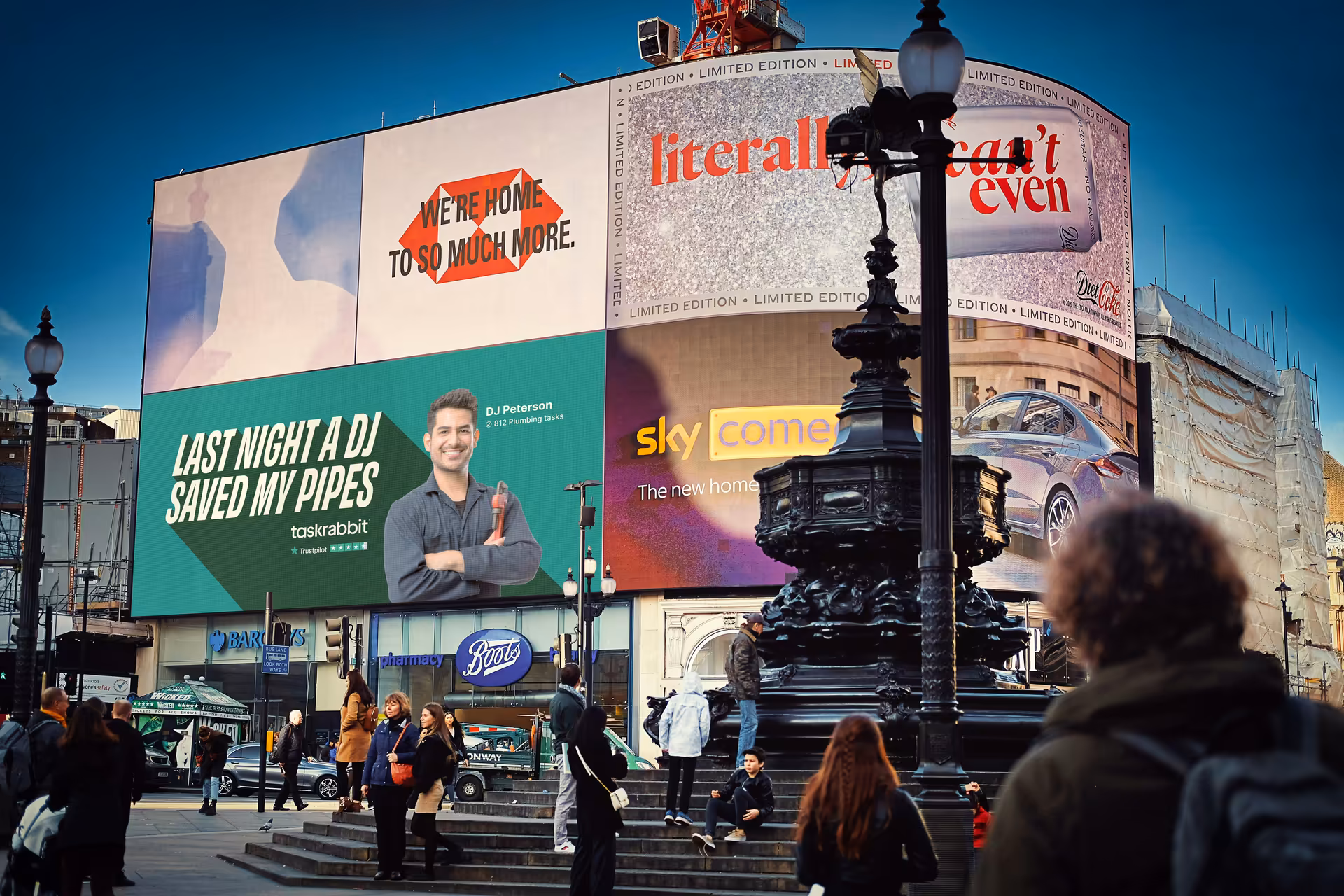 TaskRabbit billboard mockup campaign creative